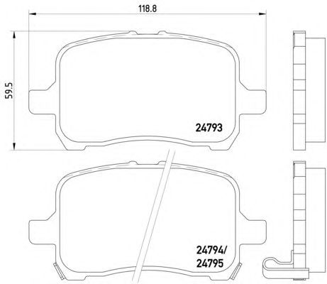Тормозные колодки HELLA 8DB 355 014-661