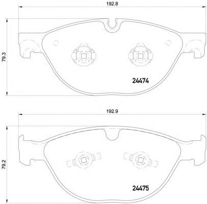 Тормозные колодки HELLA 8DB 355 015-701