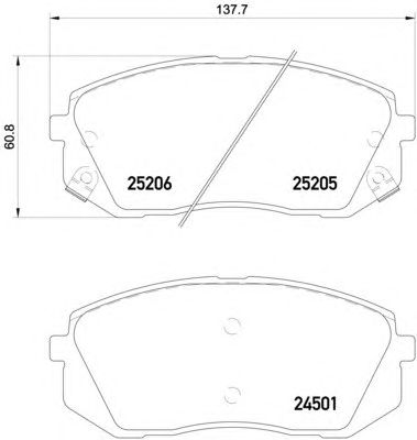 Тормозные колодки HELLA 8DB 355 015-841