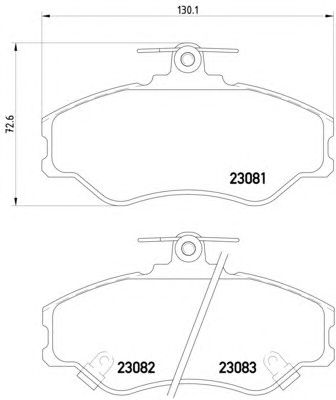 Тормозные колодки HELLA 8DB 355 016-641