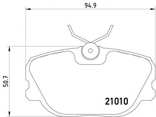 Гальмівні колодки HELLA 8DB 355 017-941