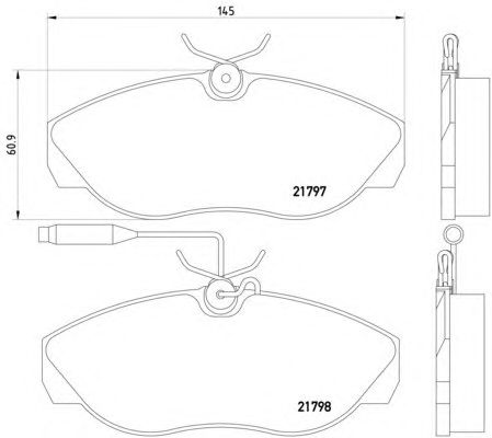 Тормозные колодки HELLA 8DB 355 018-141