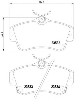 Тормозные колодки HELLA 8DB 355 018-651