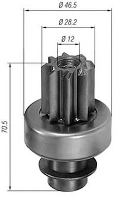 Бендикс стартера MAGNETI MARELLI 940113020148
