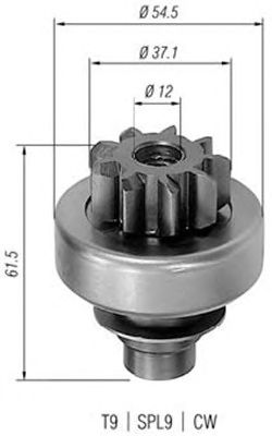 Бендикс стартера MAGNETI MARELLI 940113020211