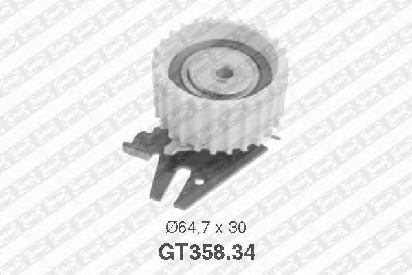 Натяжной ролик ремня ГРМ SNR GT358.34