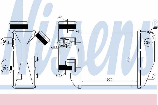 Интеркулер NISSENS 96576