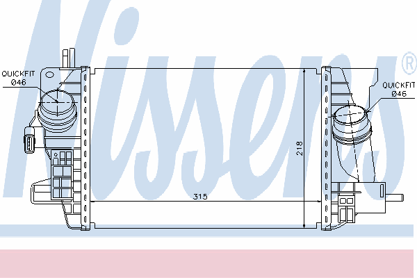 Интеркулер NISSENS 96574