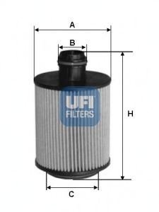 Масляный фильтр UFI 25.055.00