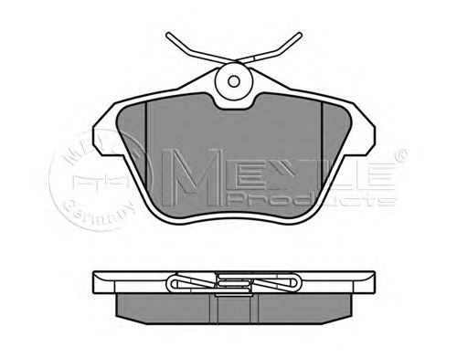 Тормозные колодки MEYLE 025 216 0616