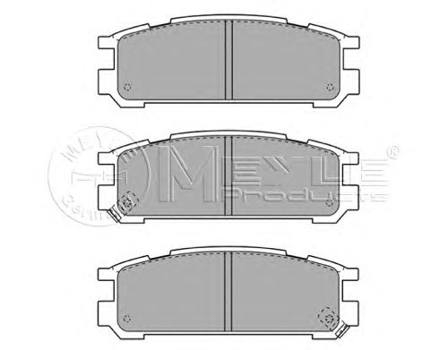 Тормозные колодки MEYLE 025 217 0315/W