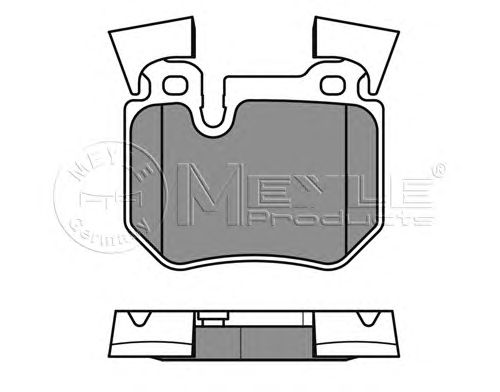 Тормозные колодки MEYLE 025 243 1517