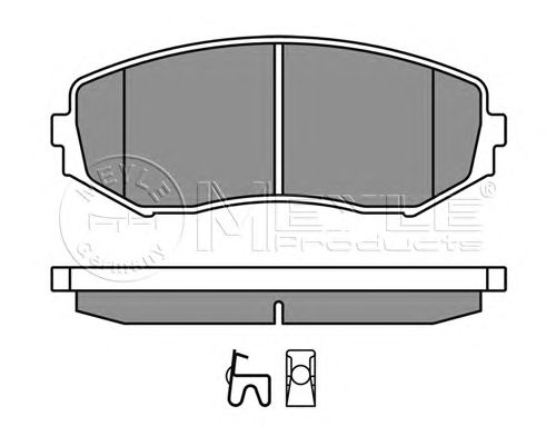 Тормозные колодки MEYLE 025 243 4617/W