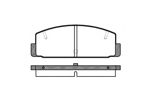 Тормозные колодки REMSA 0179.10