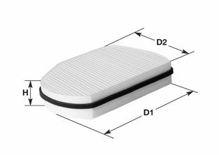 Фильтр салона CLEAN FILTERS NC2363CA