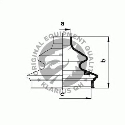 Комплект пыльника ШРУСа QH International QJB832