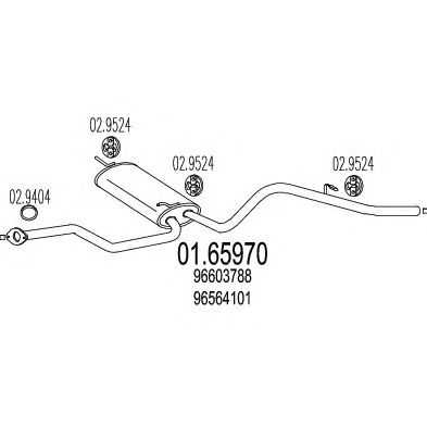 Глушитель MTS 01.65970