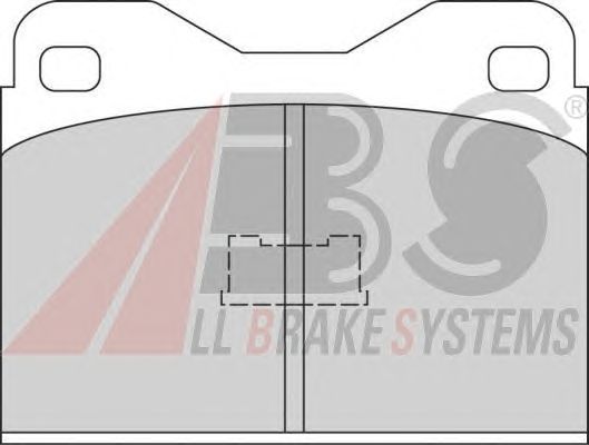 Тормозные колодки A.B.S. 36091/2