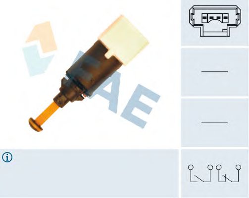 Выключатель фонаря сигнала торможения FAE 24898