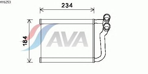 Радіатор опалення AVA QUALITY COOLING HY6253