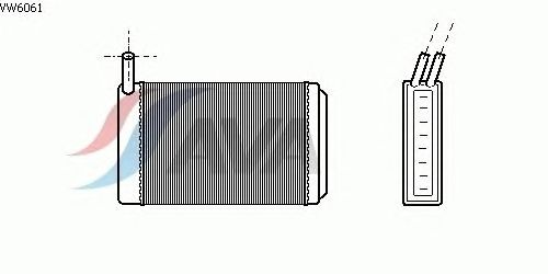 Радіатор опалення AVA QUALITY COOLING VW6061