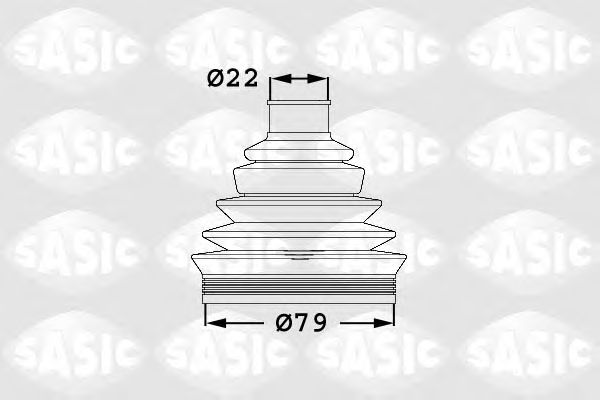 Комплект пыльника ШРУСа SASIC 1906008