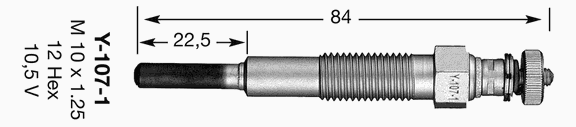 Свеча накала NGK Y1071