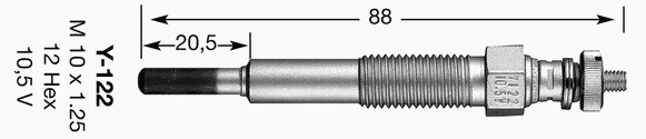 Свеча накала NGK 6925