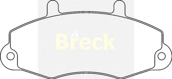 Тормозные колодки BRECK 21470 00 701 00