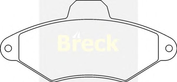 Тормозные колодки BRECK 21631 00 701 10