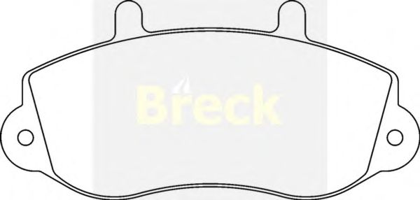 Тормозные колодки BRECK 23302 00 703 00