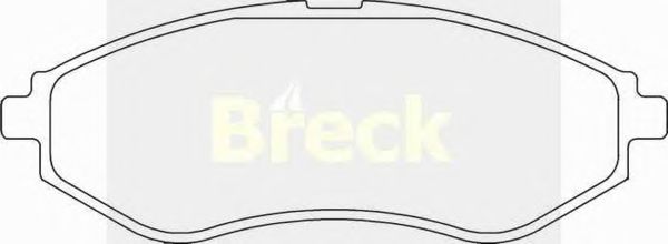Тормозные колодки BRECK 23974 00 702 00