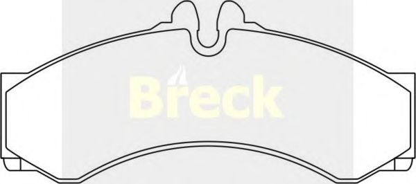 Тормозные колодки BRECK 29153 00 703 00