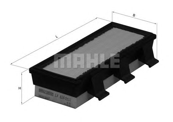 Воздушный фильтр MAHLE LX 824