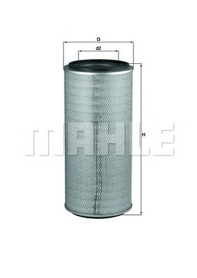 Воздушный фильтр MAHLE ORIGINAL LX 31