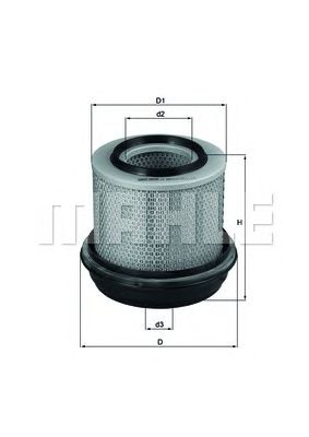 Воздушный фильтр MAHLE ORIGINAL LX 269