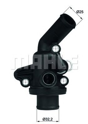 Термостат MAHLE ORIGINAL TI 11 87