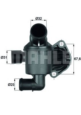 Термостат MAHLE ORIGINAL TI 35 87