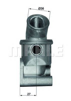 Термостат MAHLE ORIGINAL TI 71 87D