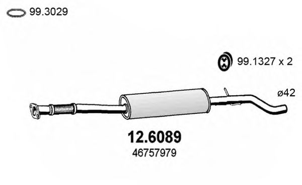 Резонатор ASSO 12.6089