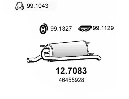 Глушитель ASSO 12.7083