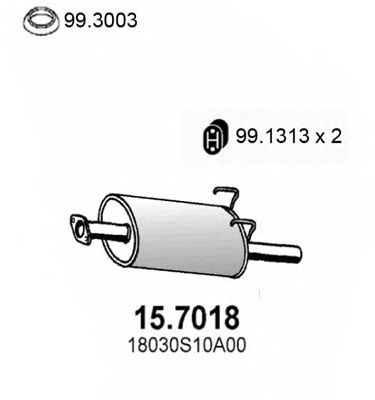 Глушитель ASSO 15.7018