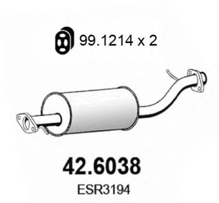 Резонатор ASSO 42.6038