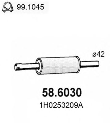 Резонатор ASSO 58.6030