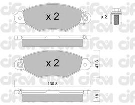 Тормозные колодки CIFAM 822-253-0