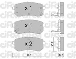 Тормозные колодки CIFAM 822-815-0