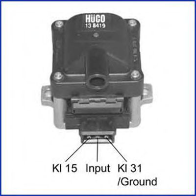 Катушка зажигания HUCO 138419