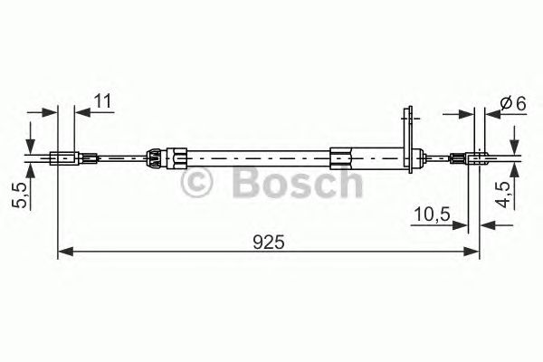 Трос ручника BOSCH 1 987 477 220