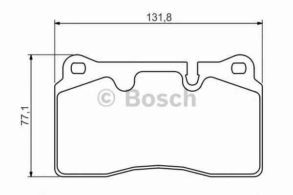 Тормозные колодки BOSCH 0 986 494 351