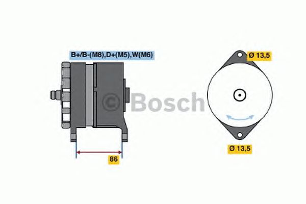 Генератор BOSCH 0 120 689 524